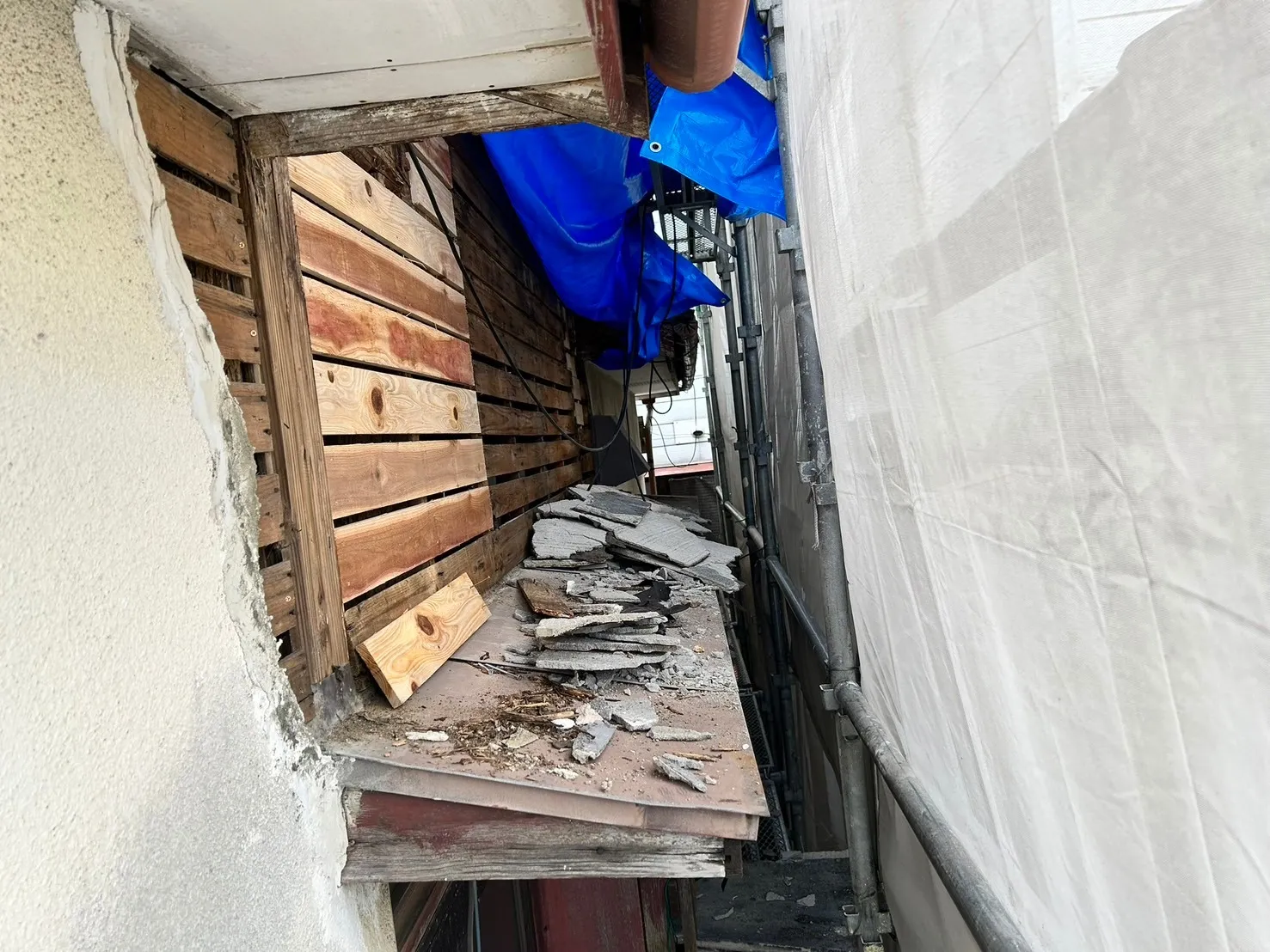 外壁補修工事 九重町